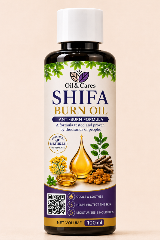 Shifa Burn Oil – 100% Natural Anti-Burn Formula with Mustard Oil