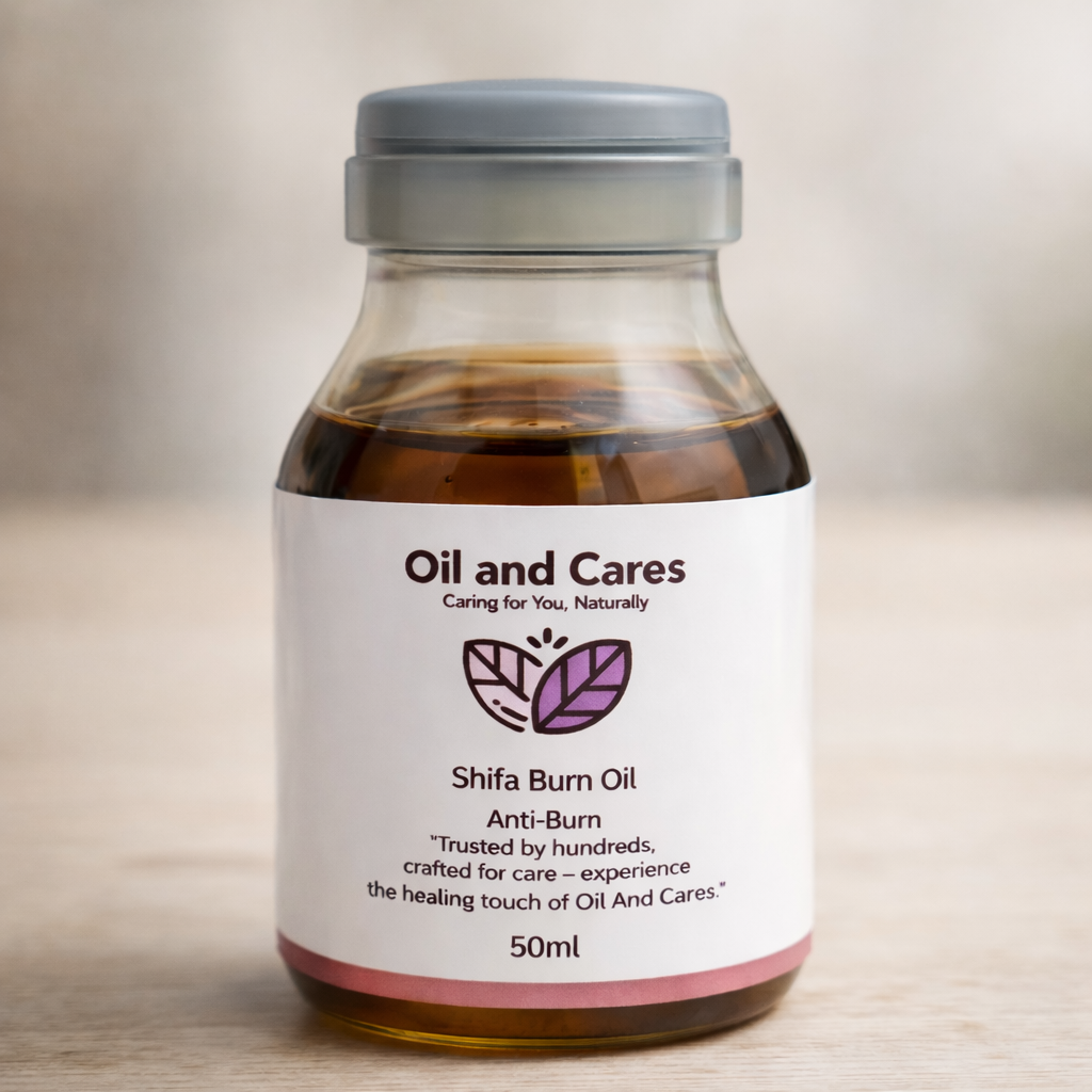 Shifa Burn Oil – 100% Natural Anti-Burn Formula with Mustard Oil